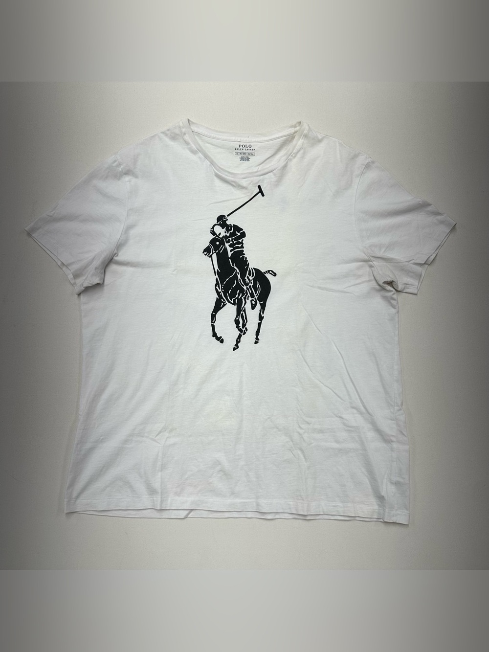 Polo Ralph Lauren Short Sleeve Big Pony Logo T Shirt Men’s XL White